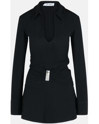 The Attico - Viscose Blend Mini Dress - Lyst