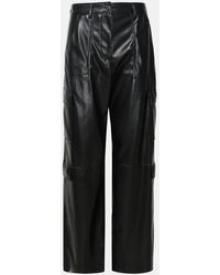 MSGM - Leather-like Pants - Lyst