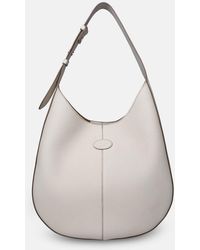Tod's - Beige Leather Bag - Lyst