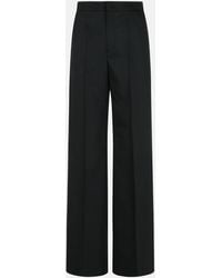 Max Mara - 'fernet' Straight Virgin Wool Pants - Lyst
