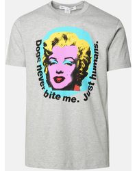 Comme des Garçons - Comme Des Garçons Shirt 'marilyn Monroe' Cotton T-shirt - Lyst