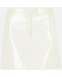 Courreges - 'Reedition' Polyester Blend Miniskirt - Lyst