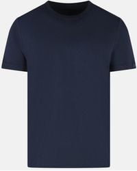 Fay - Cotton T-Shirt - Lyst