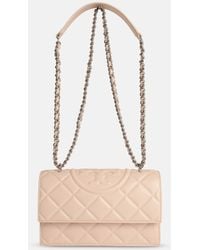 Tory Burch - 'Fleming' Small Leather Crossbody Bag - Lyst