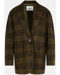 Isabel Marant - 'Gesina' Khaki Virgin Wool Blazer - Lyst
