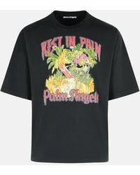 Palm Angels - 'rest In Palm' Cotton T-shirt - Lyst