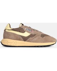 Autry - 'Reelwind Low' Suede Blend Sneakers - Lyst
