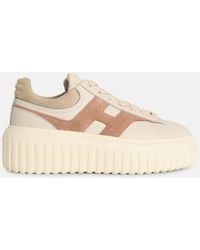 Hogan - 'H-Stripes' Leather Sneakers - Lyst