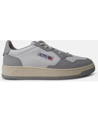 Autry - 'Medalist' Two-Tone Leather Sneakers - Lyst