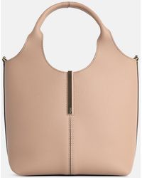 Tod's - Shopping Tote' Mini Leather Bag Nude - Lyst