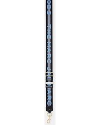 Marc Jacobs Marc jacobs (the) tracolla mj in tessuto nera e azzurra - Bianco