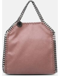Stella McCartney - Tiny 'falabella' Tote Bag In Recycled Polyester - Lyst