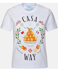 Casablancabrand - 'casa Way' Organic Cotton T-shirt - Lyst