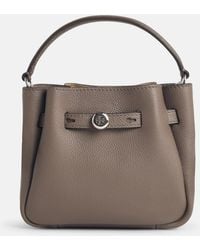 Tory Burch - 'romy' Mini Bucket Bag In Wild Mushroom Leather - Lyst