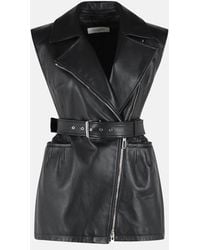 Sportmax - Belted Sleeveless Jacket - Lyst