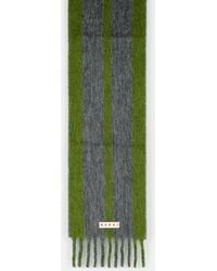 Marni - Mohair Blend Scarf With Fringes - Lyst