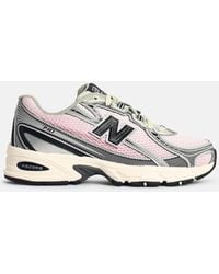 New Balance - '740' Fabric Blend Sneakers - Lyst