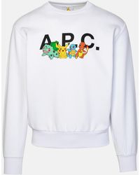 A.P.C. - 'pokémon The Crew' Cotton Sweatshirt - Lyst
