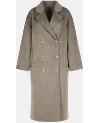 Loulou de Saison - 'borneo' Melange Mole Cashmere Blend Coat - Lyst