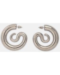 Panconesi - 'Serpent Hoops Medium' Earrings - Lyst