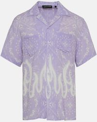 Vision Of Super - Lilac Viscose Bandana Shirt - Lyst
