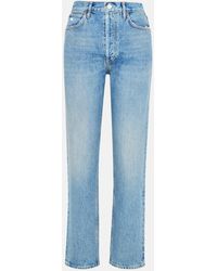 Agolde Jeans 90's pinch waist in cotone blu