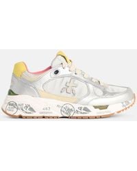 Premiata - 'Mased' Lear Blend Sneakers - Lyst