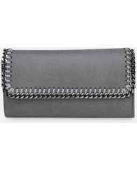 Stella McCartney - Recycled Polyester Falabella Continental Wallet - Lyst