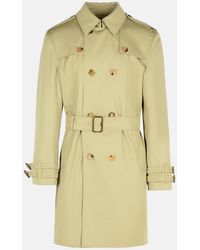 Burberry - Cotton Trench Coat - Lyst