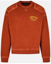 DSquared² - 'Cypro' Earthenware Cotton Sweatshirt - Lyst