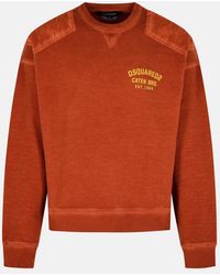 DSquared² - 'cypro' Earthenware Cotton Sweatshirt - Lyst