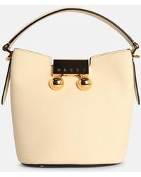 Marni - Medio 'Trunkaroo' Lear Spalla Borsa - Lyst