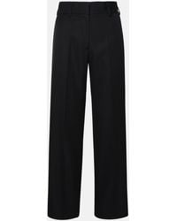 Palm Angels - Wool Blend Trousers - Lyst