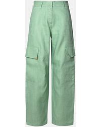 Palm Angels - Cargo Pants In Linen - Lyst