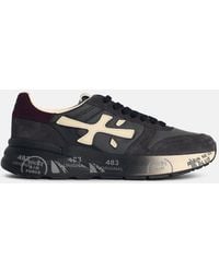 Premiata - 'mick 7719' Dark Leather Sneakers - Lyst