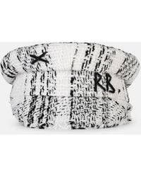Ruslan Baginskiy - 'baker Boy' Two-tone Cotton Hat - Lyst