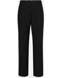 Ganni - Viscose Blend Trousers - Lyst