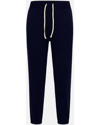 Polo Ralph Lauren - Blue Cotton jogging Track Pants - Lyst