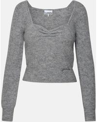 Ganni - Merino Blend Sweater - Lyst