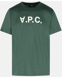 A.P.C. - Cotton T-shirt - Lyst