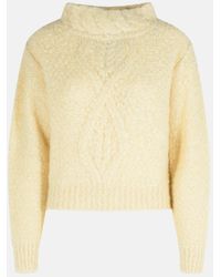 Isabel Marant - 'romane' 'ecru' Alpaca Blend Sweater - Lyst
