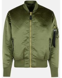 Alpha Industries - 'flight' Nylon Bomber Jacket - Lyst