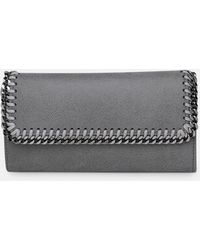 Stella McCartney - Recycled Polyester Falabella Continental Wallet - Lyst