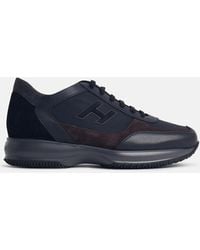 Hogan - 'H Floc' Suede Sneakers - Lyst