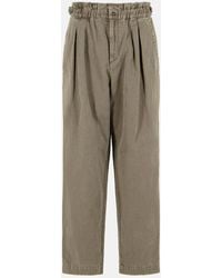 Isabel Marant - 'Neriah' Cotton And Linen Pants - Lyst