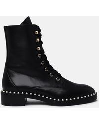 Stuart Weitzman - Sondra Leather Ankle Boots - Lyst