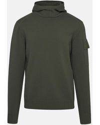 C.P. Company - Sludge Virgin Wool Blend Sweatshirt - Lyst