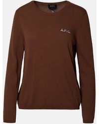 A.P.C. - Cotton 'albane' Sweater - Lyst