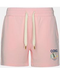 Casablancabrand - 'equipement Sportif' Organic Cotton Shorts - Lyst