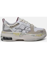 Premiata - 'draked' Multicolor Leather Blend Sneakers - Lyst